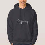 Fira smekmånad munkjacka<br><div class="desc">Räcka märkt skrivar calligraphy för att låta alla veta detta är inte precis en helgdag, modernt. Denna är din bröllopsresa. Del av en samling.</div>