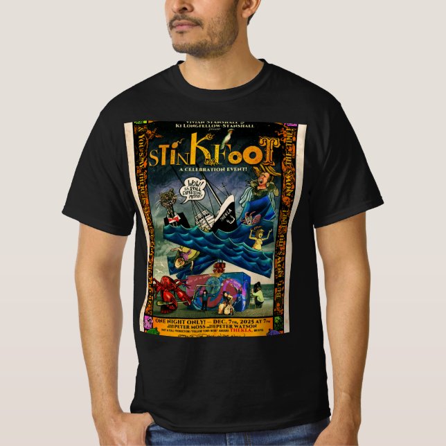Fira Stinkfoot's 40-års T-Shirt 2025 (Framsida)