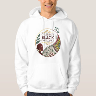 Fira svart excellens – hoodie Guld & Svart 