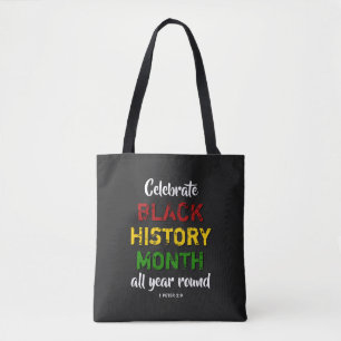 FIRA SVARTA HISTORIEN MÅNADEN SHM Kristna BL Tygkasse