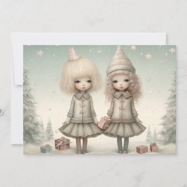 Fira Tillsammans Önskar Er en God Jul Julkort (Framsida)