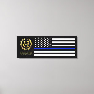 Fira tjänste- årspersonligpolis canvastryck