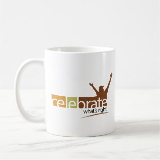 Fira vad är den högra muggen - logotyp kaffemugg