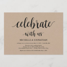 Firade med oss, Bröllopsflykt inbjuder Inbjudningar