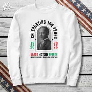Firande 100 år BHM SVARTA HISTORIE MÅNADEN Lång Ärmad Tröja