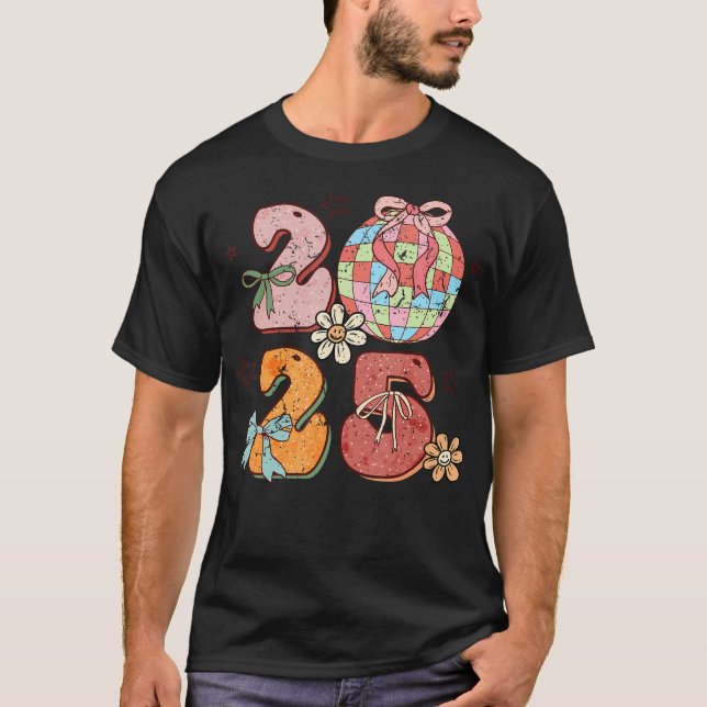 Firande 2025 Gott nytt år 2025 Party T Shirt (Framsida)