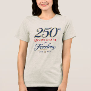 Firande 250 år av frihet Patriotisk t-shirt