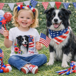 Firande 4:e Juli Patriotisk T-shirt