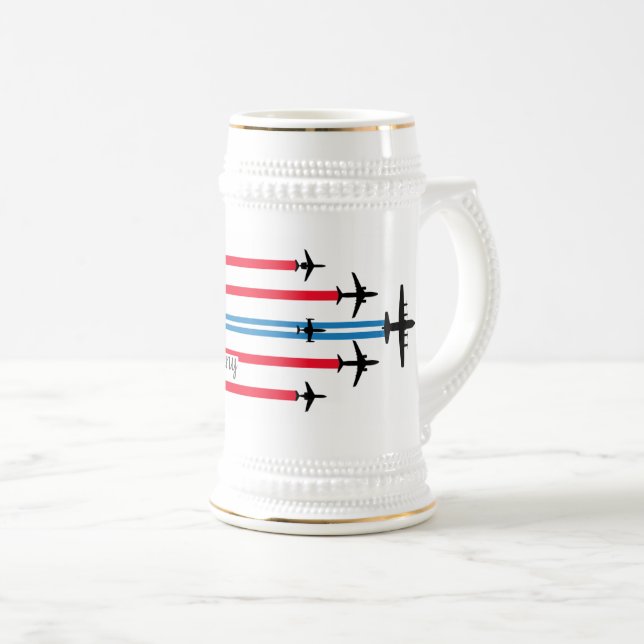Firande 70 år, Flygplan av 86 W Beer Stein Sejdel (Framsida höger)