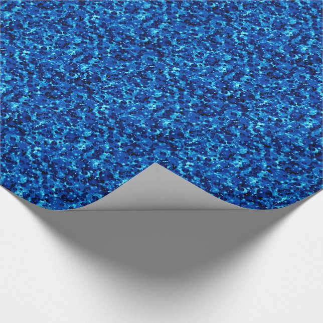 Firande 7-Blue GIFT WRAPPING PAPPER Presentpapper (Hörn)