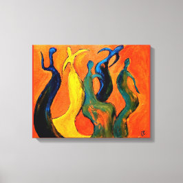 Firande Abstrakt Canvastryck