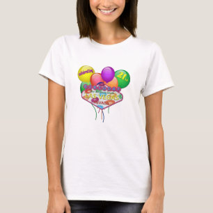 firande av 21:a BIRTHDAY i Las Vegas T-Shirt