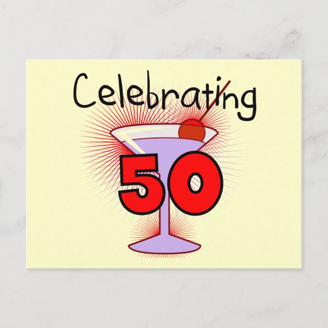 Firande av 50 skjortor och gåvor vykort (Framsida)