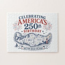 Firande av Amerikas 250-årsdag Hilton Head Pussel