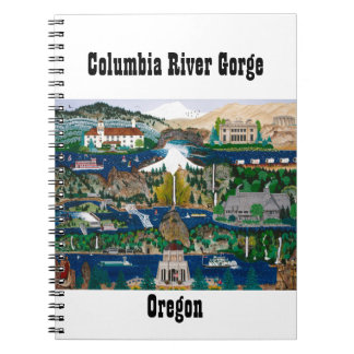 Firande av Columbia River Gorge Anteckningsbok
