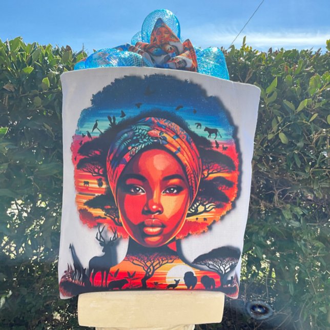 Firande av Fantastisk African Beauty Tygkasse (Skapare uppladdad)