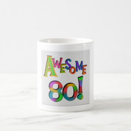 firande av fantastisk åttio kaffemugg