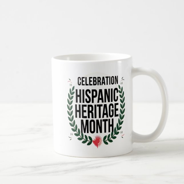 Firande av Haspanic Heritage-månaden Kaffemugg (Höger)