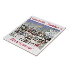 Firande av Helgdagarna i Leavenworth Kakelplatta
