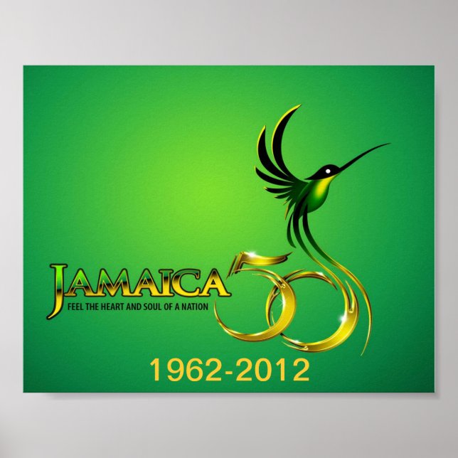 Firande av Jamaica 50:e Poster (Framsidan)