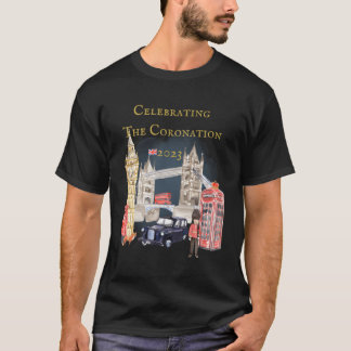 Firande av koronationen 2023 Kung Charles III L T Shirt