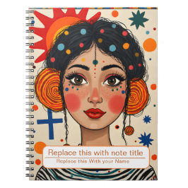 Firande av kvinnornas bärbara dator anteckningsbok