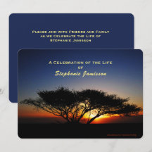 Firande av Life, Lone Acacia Träd vid Sunrise