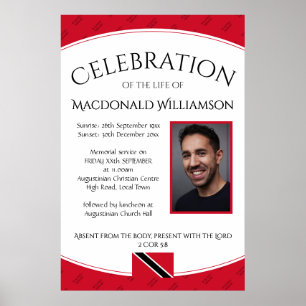 FIRANDE AV LIFE Memorial TRINIDAD Photo Invita Poster