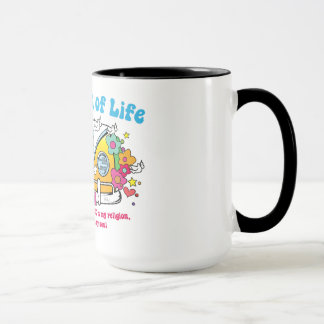 Firande av liv!  Kaffemugg