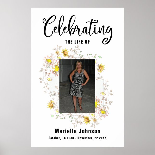 Firande av livets begravda Poster (Framsidan)