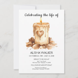 Firande av livsinbjudan, Memorial Service Inbjudningar