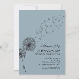 Firande av livsinbjudan, Memorial Service Inbjudningar