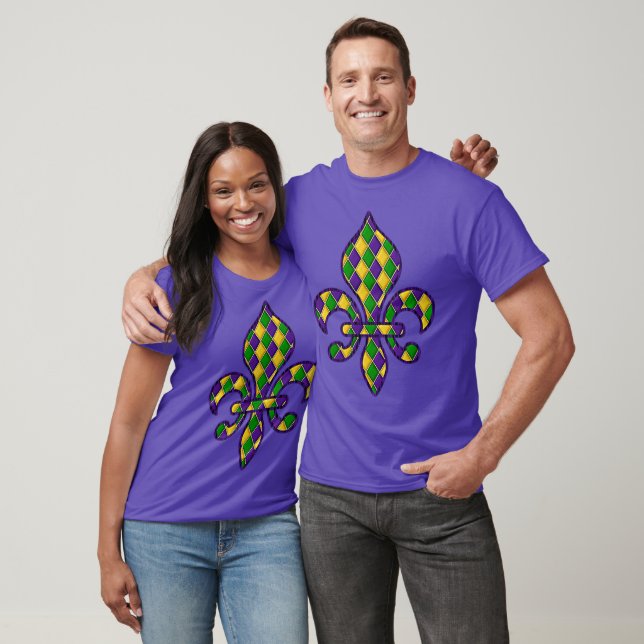 Firande av Mardi Gras Carnival T-shirt (Unisex)