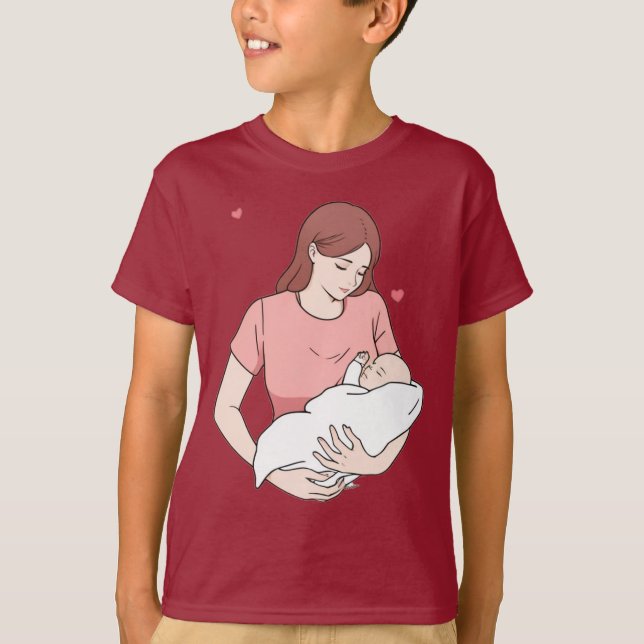 Firande av Mor ovillkorliga Kärlek - T Shirt (Framsida)