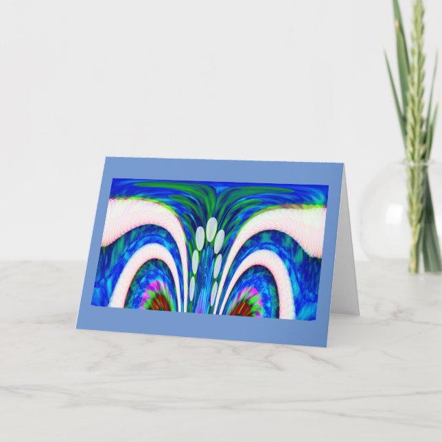 Firande av naturen helgkort (Framsida)