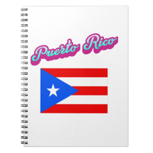 Firande av Puerto Rico Anteckningsbok