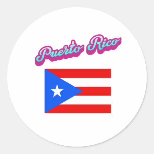 Firande av Puerto Rico Runt Klistermärke