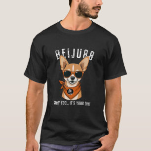 Firande av risliv hund Chihuahua solglasögon T Shirt