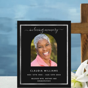 Firande begravningsprogram för svartbåge