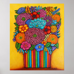 Firande Bouquet Skriv ut av Lisa Lorenz Poster