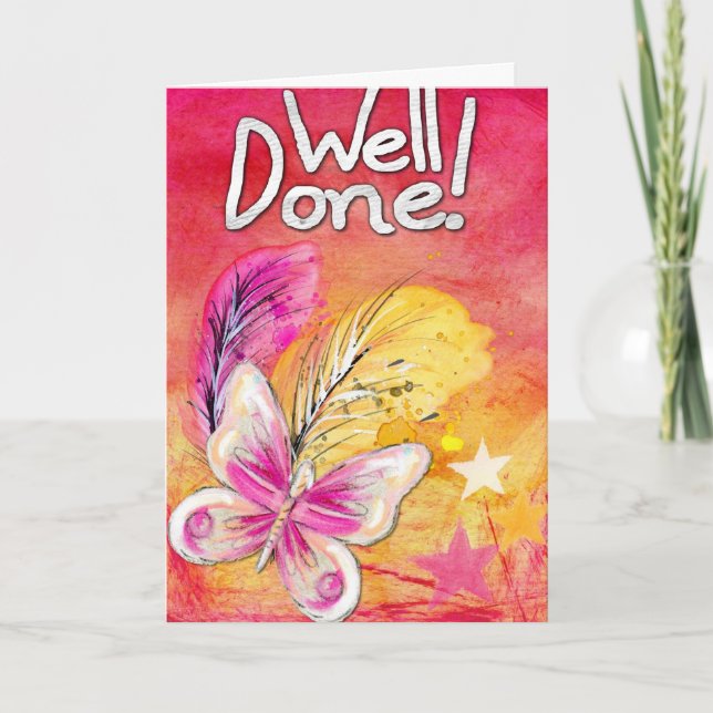 Firande bra klar kort (Framsida)