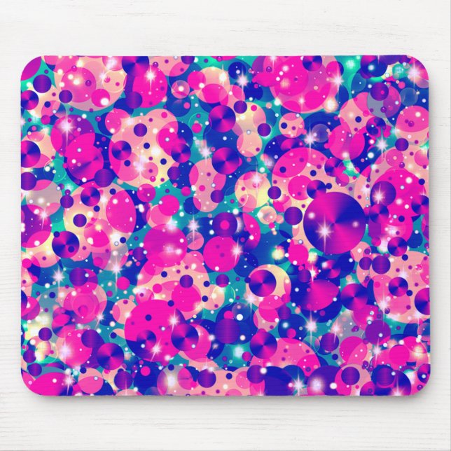 Firande Dots 4-Computer Mousepad Musmatta (Framsidan)