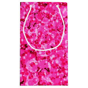 Firande Dots-9-Shock rosa GIFT BAG S