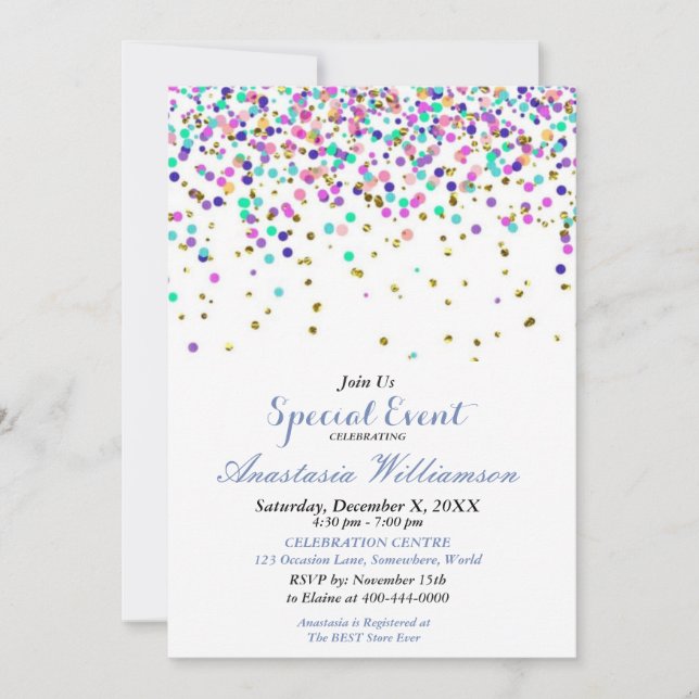 FIRANDE EVENT INBJUDAN (Framsida)