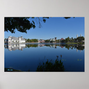 Firande Florida med Sjö Poster