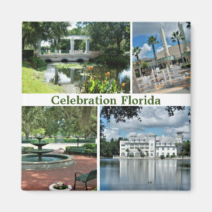 Firande Florida Square Magnet 4 Bilder