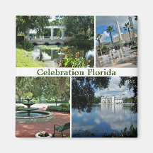 Firande Florida Square Magnet 4 Bilder