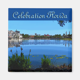 Firande Florida Square magnet med effekter