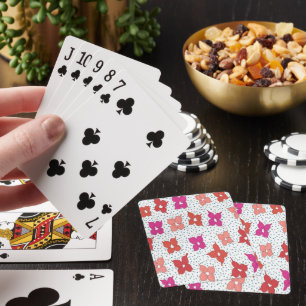 Firande Flowers och Polka dots Casinokort