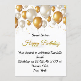 Firande födelsedag inbjudningar